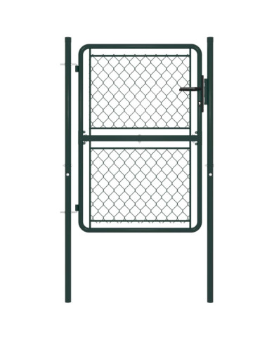 Portillon Acier 100 x 150 cm Vert | Mobilier & Déco