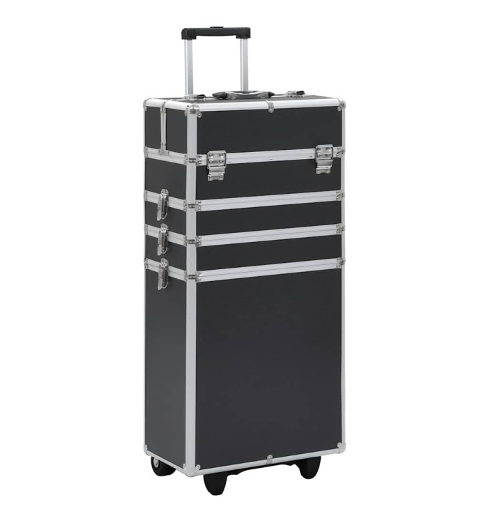 Chariot de maquillage Aluminium Noir | Mobilier & Déco