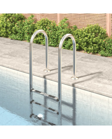 Échelle de piscine 54x38x158 cm acier inoxydable 304 | Mobilier & Déco