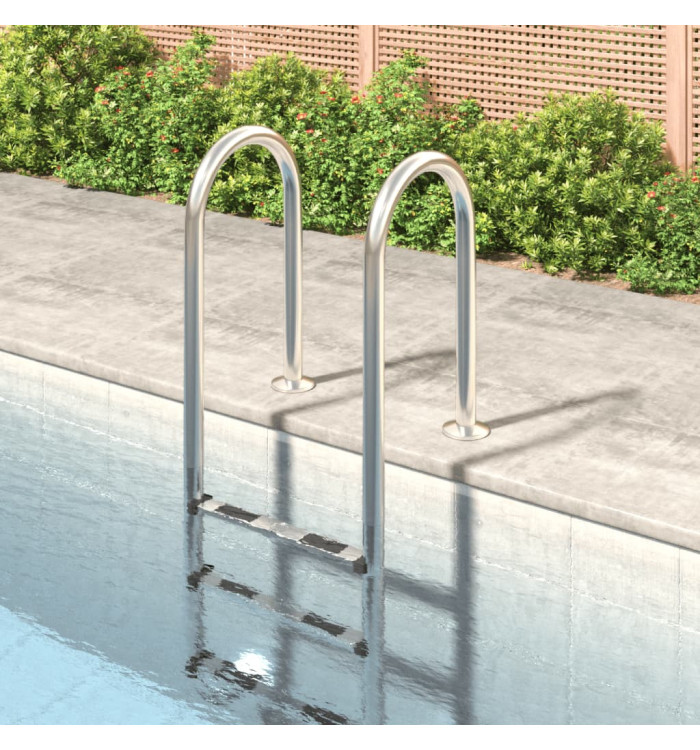 Échelle de piscine 54x38x158 cm acier inoxydable 304 | Mobilier & Déco