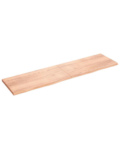 Étagère murale marron clair bois chêne massif traité | Mobilier & Déco