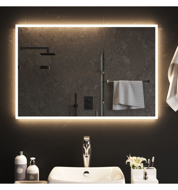 Miroir de salle de bain à LED 60x90 cm | Mobilier & Déco