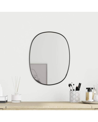 Miroir mural Noir 40x30 cm | Mobilier & Déco