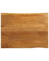 Dessus de table 110x80x3,8 cm bord vivant bois massif manguier | Mobilier & Déco