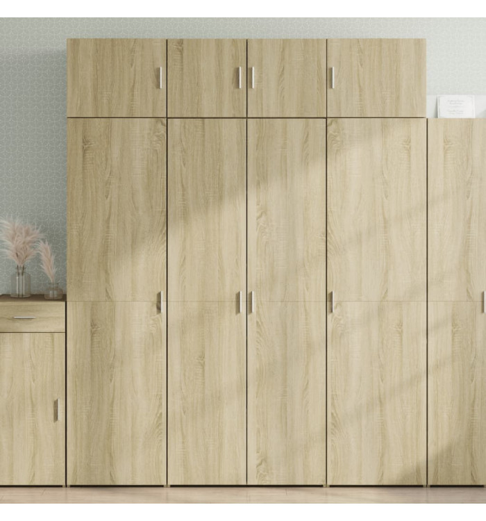 Armoire de rangement chêne sonoma 80x42,5x225 cm | Mobilier & Déco