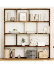 Bibliothèque vieux bois 132x29x141,5 cm bois d'ingénierie | Mobilier & Déco