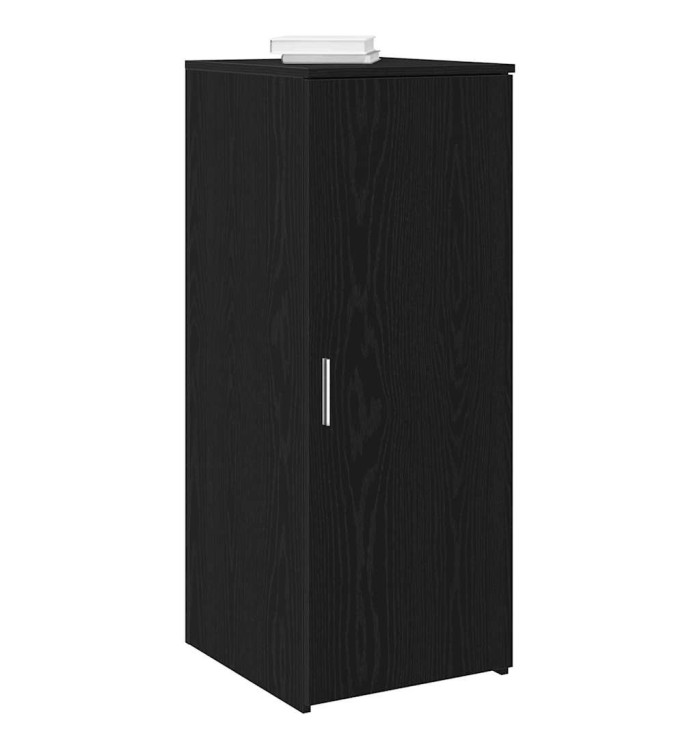 Armoire de rangement noir 40x45x103,5 cm bois d'ingénierie | Mobilier & Déco