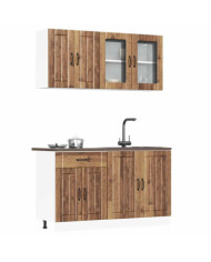 Ensemble d'armoires de cuisine 4 pcs Kalmar bois d'ingénierie | Mobilier & Déco