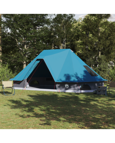 Tente Familiale Tipi Bleue Étanche pour 10 Personnes | Mobilier & Déco