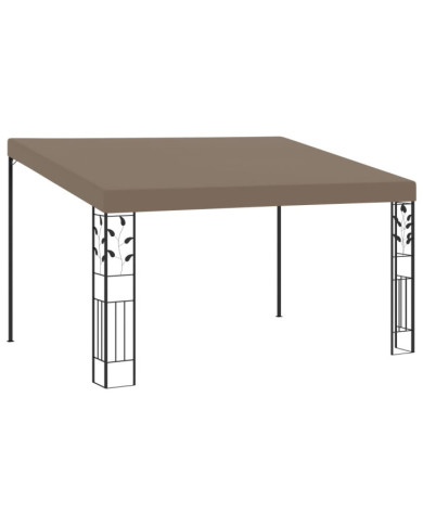 Belvédère mural 4x3x2,5 m Taupe | Mobilier & Déco