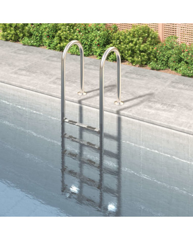 Échelle de piscine 54x38x211 cm acier inoxydable 304 | Mobilier & Déco