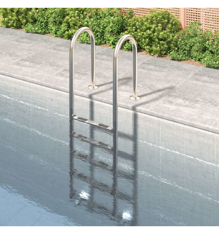 Échelle de piscine 54x38x211 cm acier inoxydable 304 | Mobilier & Déco