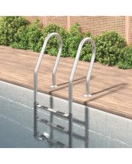 Échelle de piscine 54x38x158 cm acier inoxydable 304 | Mobilier & Déco