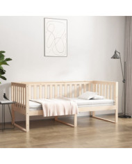Lit de jour sans matelas 90x200 cm bois de pin massif | Mobilier & Déco