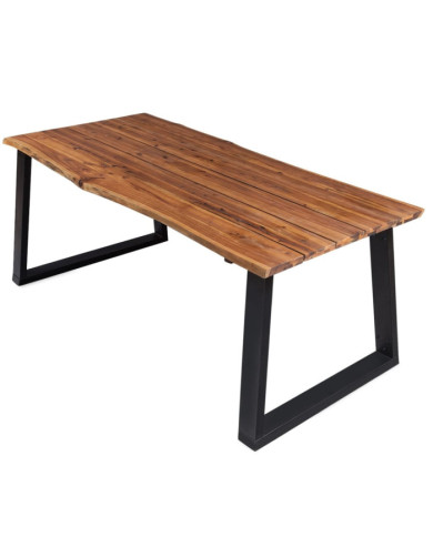 Table à manger 170x90x75 cm Bois d'acacia massif | Mobilier & Déco