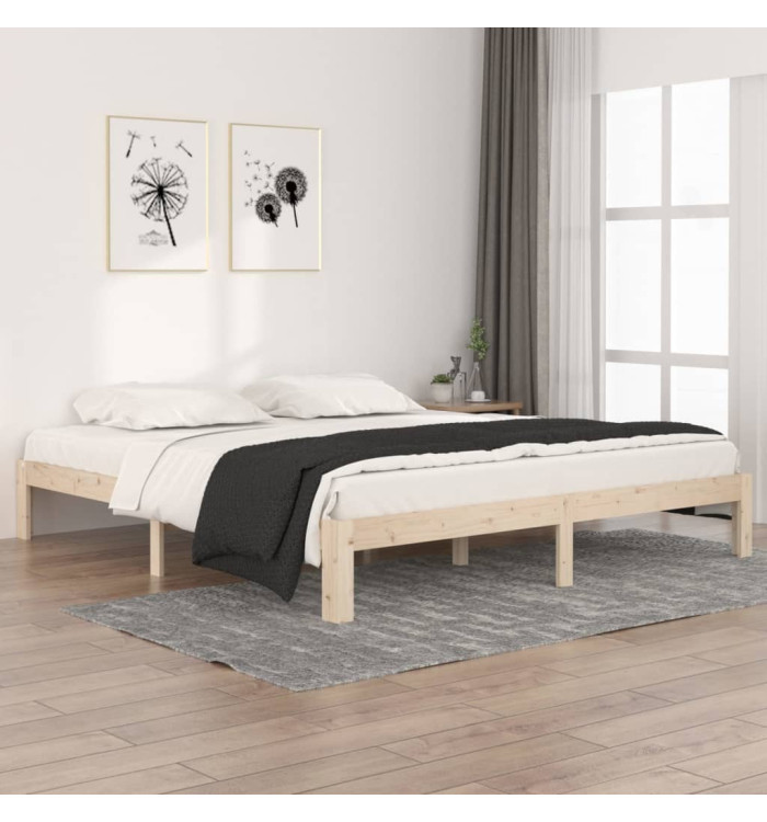 Cadre de lit sans matelas 180x200 cm | Mobilier & Déco