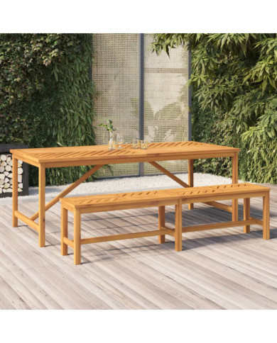 Banc de jardin 180 cm bois massif d'acacia | Mobilier & Déco