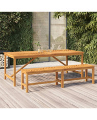 Banc de jardin 180 cm bois massif d'acacia | Mobilier & Déco
