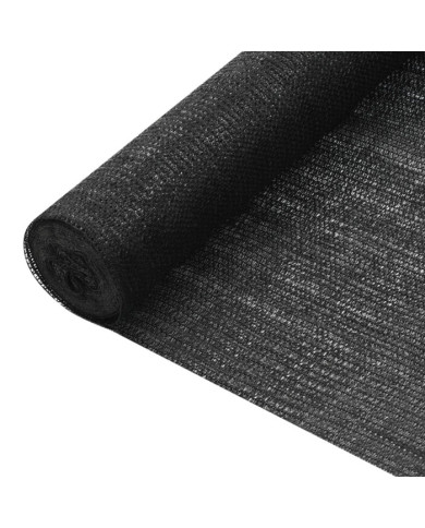 Filet brise-vue Noir 3,6x50 m PEHD 75 g/m² | Mobilier & Déco