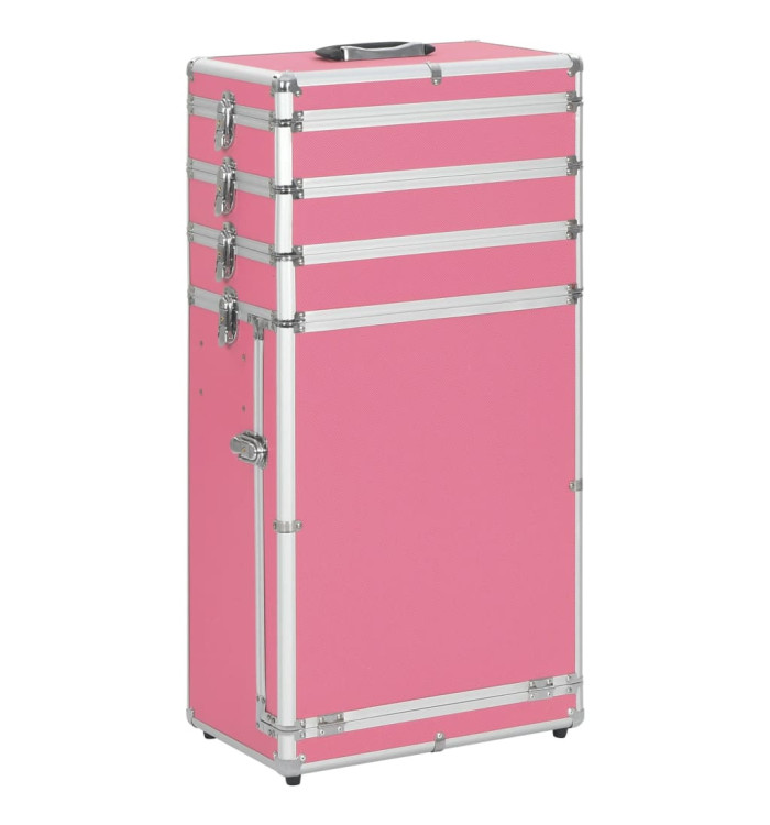 Chariot de maquillage Aluminium Rose | Mobilier & Déco