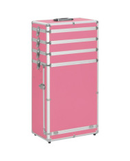 Chariot de maquillage Aluminium Rose | Mobilier & Déco