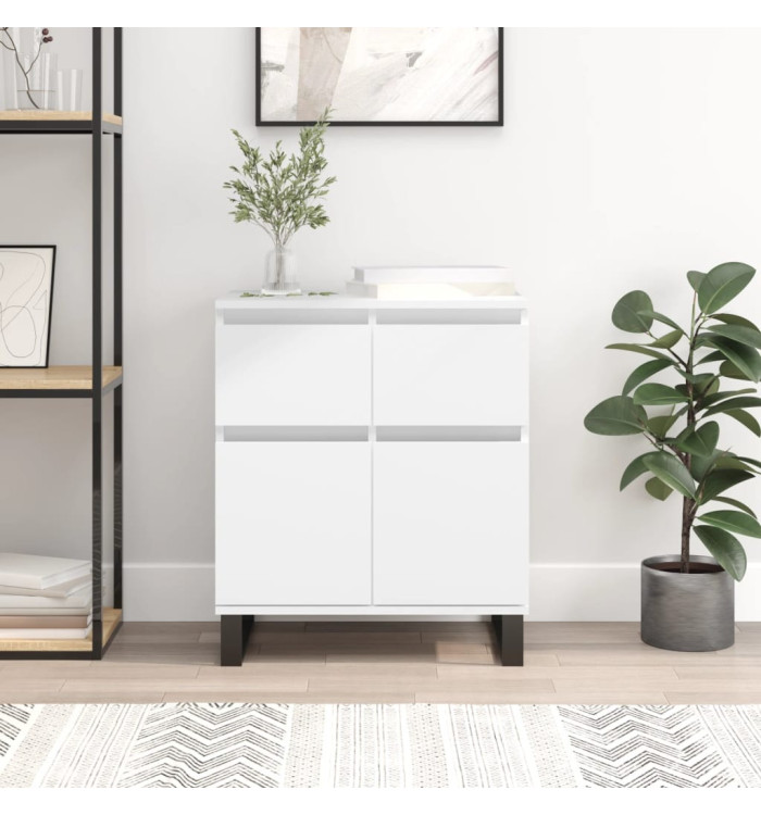 Buffet Blanc 60x35x70 cm Bois d'ingénierie | Mobilier & Déco