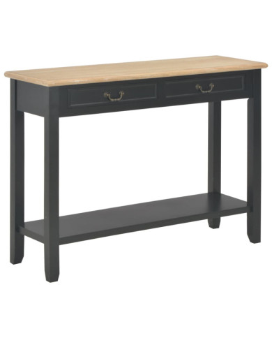 Table console Noir 110x35x80 cm Bois | Mobilier & Déco