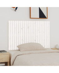 Tête de lit murale Blanc 140x3x90 cm Bois massif de pin | Mobilier & Déco