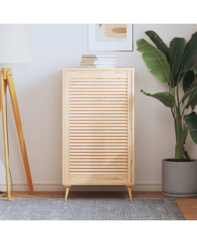 Porte d'armoire à persiennes 99,3x59,4 cm bois de pin massif | Mobilier & Déco