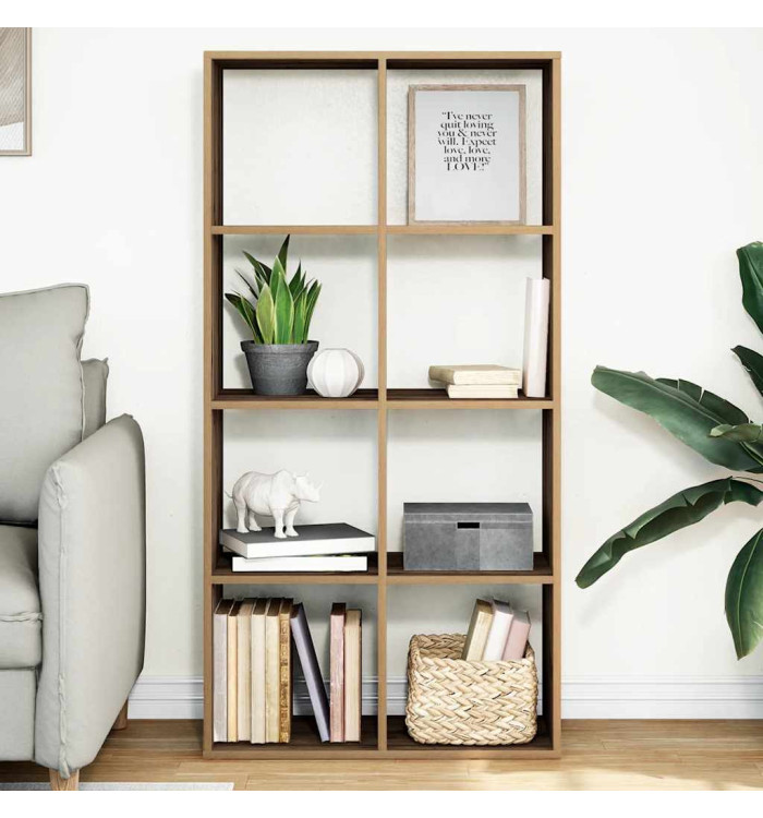 Étagère séparatrice de pièce chêne artisanal 69,5x29x137,5 cm | Mobilier & Déco