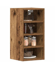 Armoire suspendue "Riga" vieux bois 30x29,5x60 cm | Mobilier & Déco