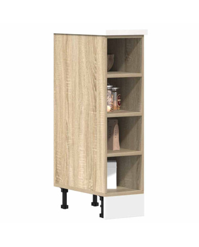 Armoire basse "Riga" chêne sonoma 20x44,5x81,5 cm | Mobilier & Déco