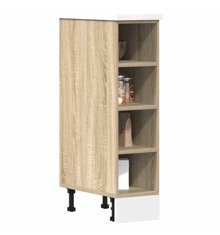 Armoire basse "Riga" chêne sonoma 20x44,5x81,5 cm | Mobilier & Déco