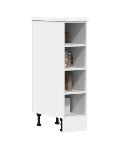 Armoire de plancher "Riga" blanc 20x44,5x81,5 cm | Mobilier & Déco