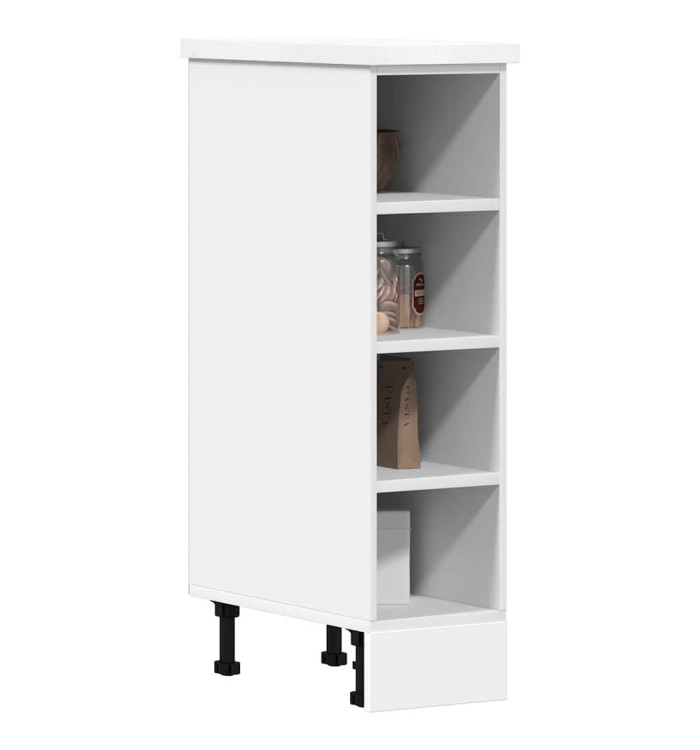 Armoire de plancher "Riga" blanc 20x44,5x81,5 cm | Mobilier & Déco