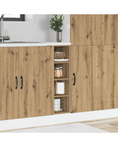 Armoire de plancher "Riga" chêne artisanal 20x44,5x81,5 cm | Mobilier & Déco