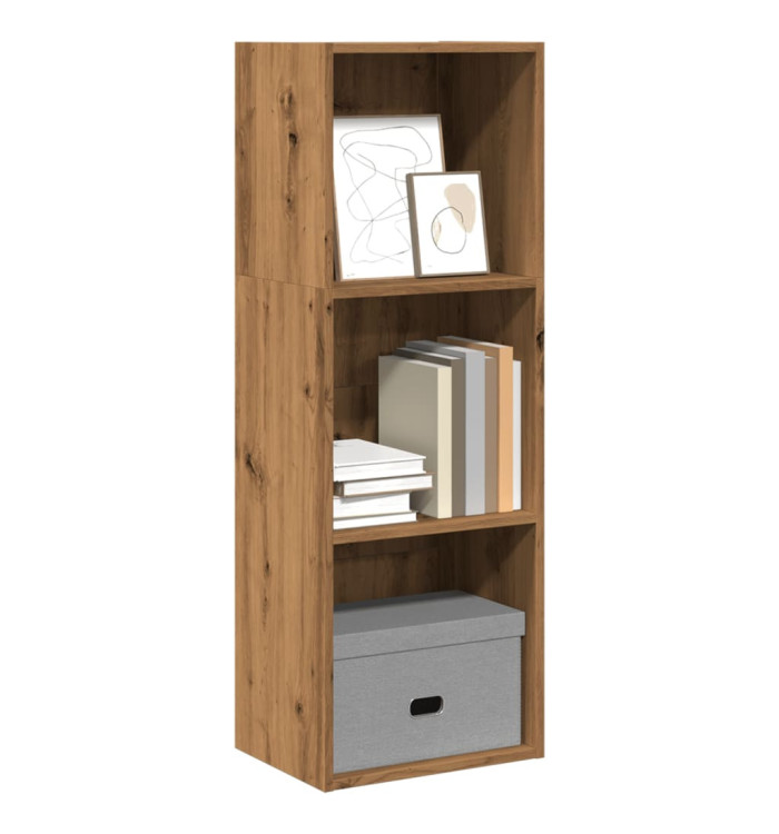 Bibliothèque chêne artisanal 40x30x114 cm bois d'ingénierie | Mobilier & Déco