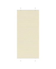 Store plissé crème 90x200 cm largeur du tissu 89,4 cm polyester | Mobilier & Déco