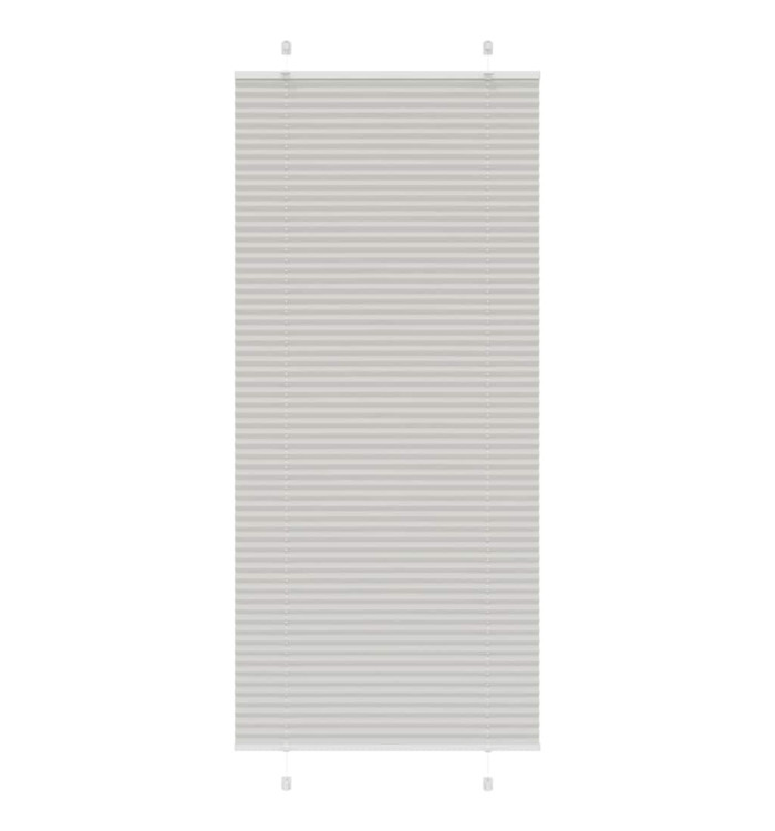 Store plissé gris clair 100x200cm largeur du tissu 99,4 cm | Mobilier & Déco