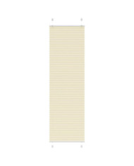 Store plissé crème 60x200 cm largeur du tissu 59,4 cm polyester | Mobilier & Déco