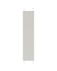 Store plissé gris clair 45x200 cm largeur du tissu 44,4 cm | Mobilier & Déco