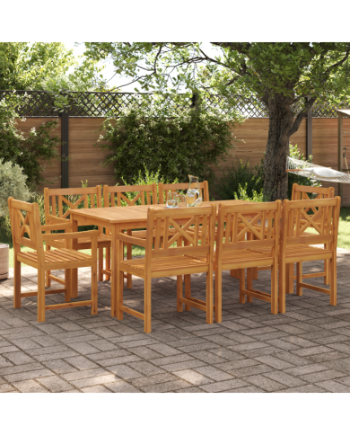 Chaises jardin 2 pcs 56x56x90 cm Bois massif d'acacia | Mobilier & Déco