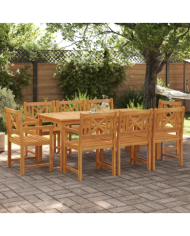 Chaises jardin 2 pcs 56x56x90 cm Bois massif d'acacia | Mobilier & Déco