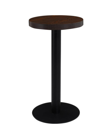 Table de bistro Marron foncé 40 cm MDF | Mobilier & Déco