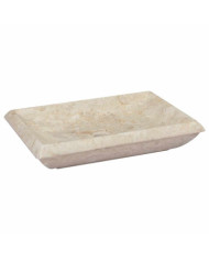 Lavabo Crème 50x35x10 cm Marbre | Mobilier & Déco