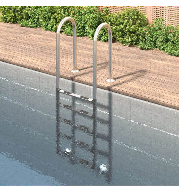 Échelle de piscine 54x38x211 cm acier inoxydable 304 | Mobilier & Déco