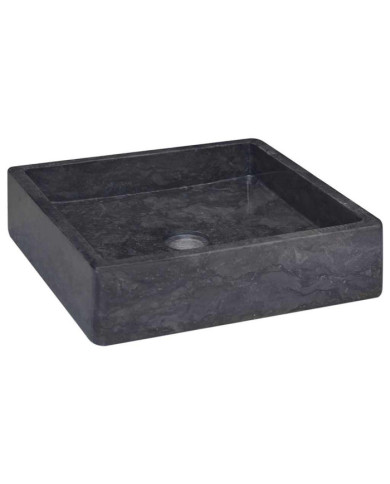Lavabo Noir 40x40x10 cm Marbre | Mobilier & Déco