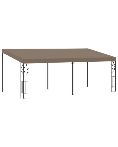 Belvédère mural 6x3x2,5 m Taupe | Mobilier & Déco