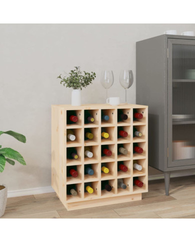 Armoire à vin 55,5x34x61 cm Bois de pin massif | Mobilier & Déco