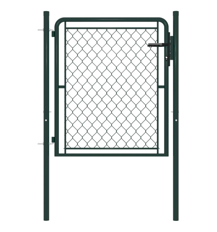 Portillon Acier 100 x 75 cm Vert | Mobilier & Déco